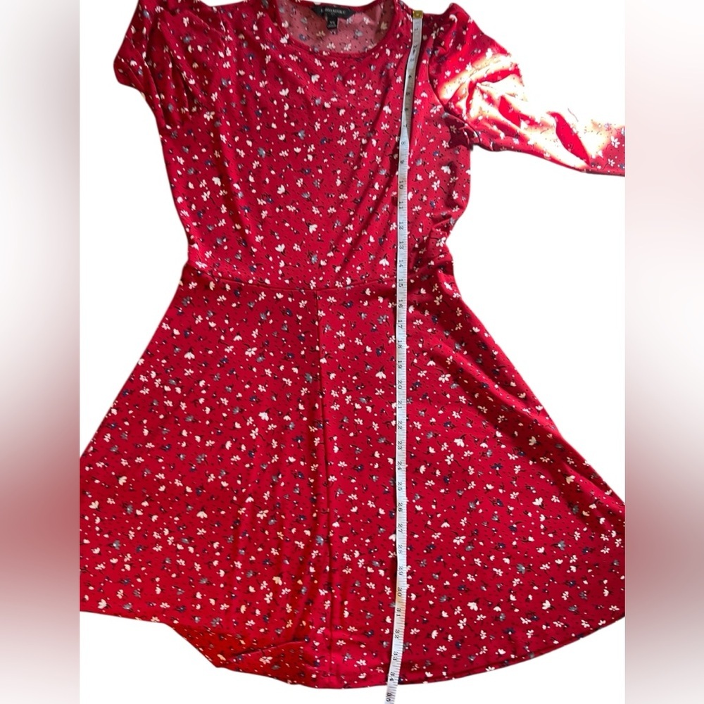 Banana Republic Factory Red Long Sleeve Dress Size XS - Picture 6 of 9
